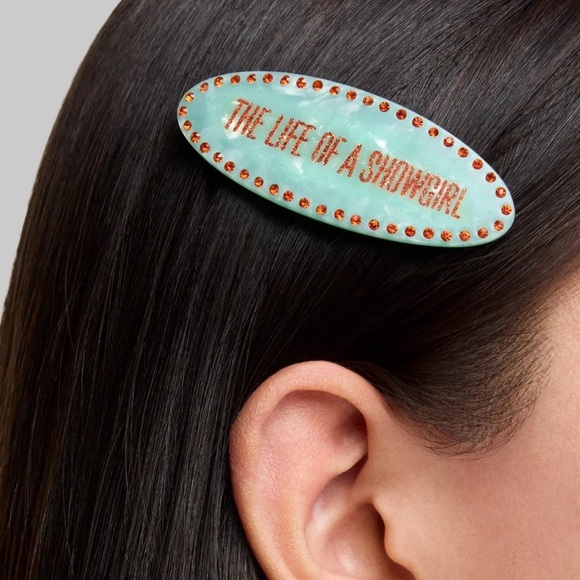 TAYLOR SWIFT Life Of A Showgirl Pearlescent Brush, Hair Clip, Barrette Set of 3 - Picture 9 of 9